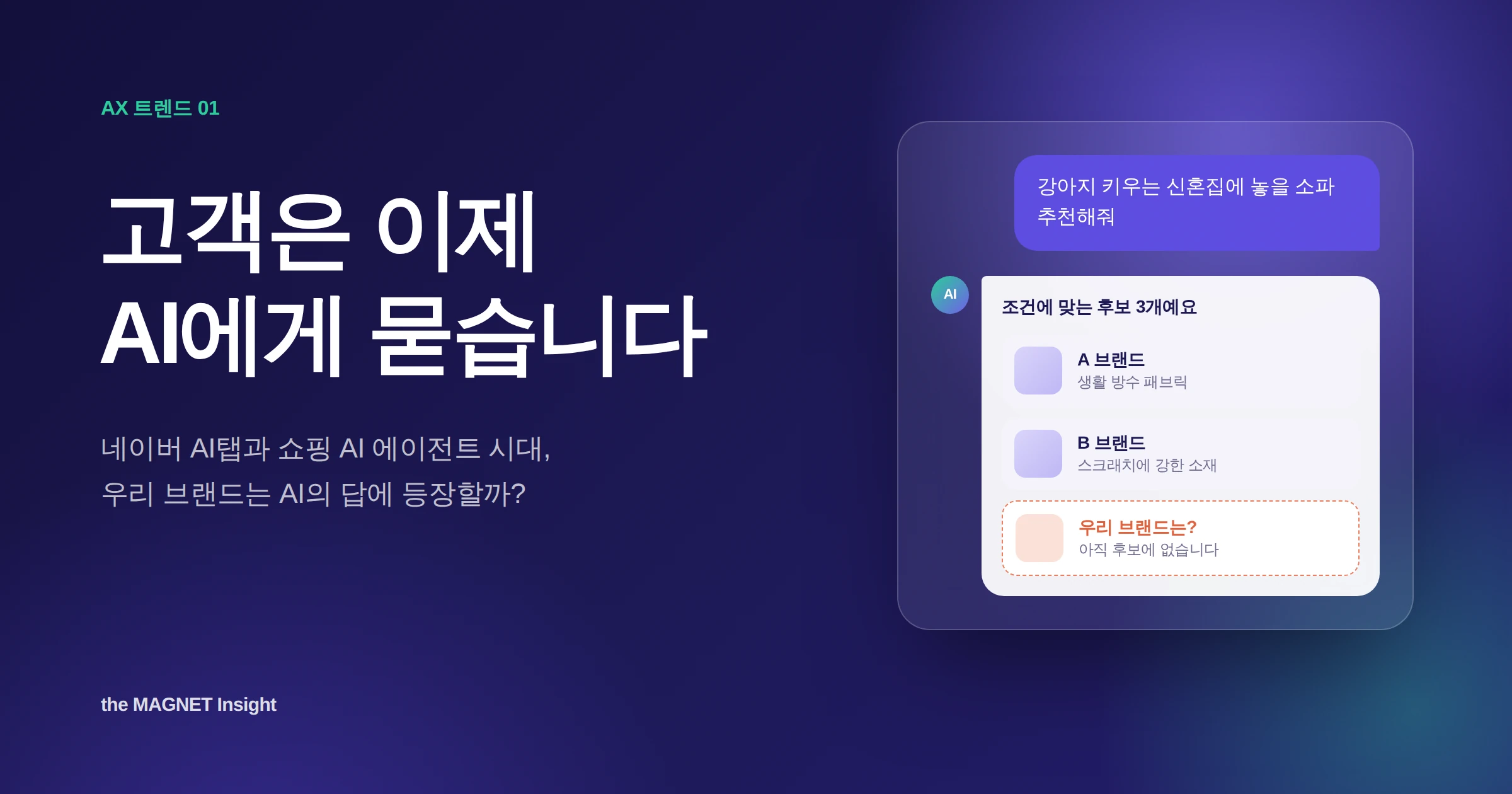 고객은 이제 AI에게 묻는다, 네이버 AI탭 시대에 우리 브랜드는 AI의 답에 등장할까?